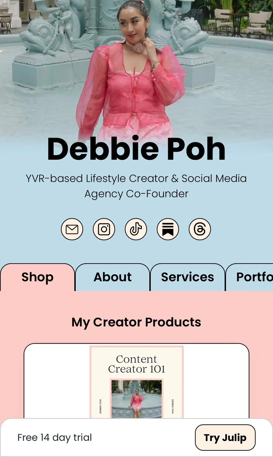 Debbie's Julip site